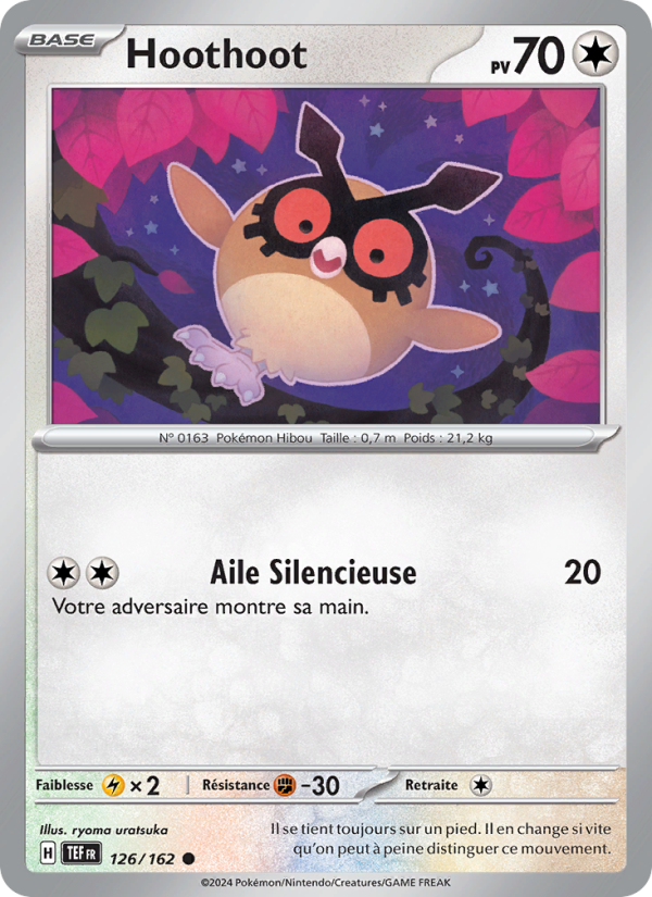 Hoothoot 126 — Forces Temporelles (French Pokémon TCG card)