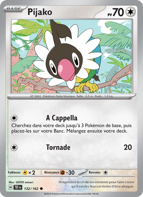 Pijako 132 — Forces Temporelles (French Pokémon TCG card)