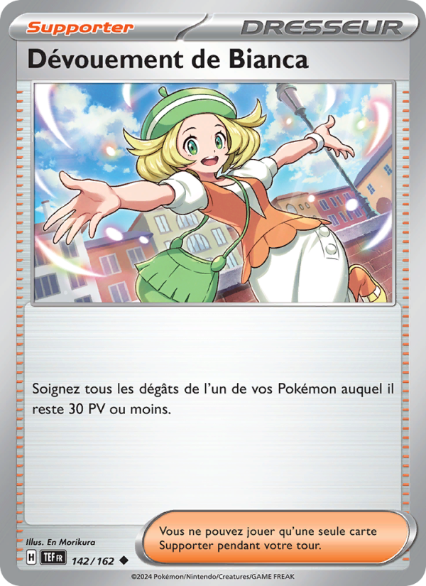 Dévouement de Bianca 142 — Forces Temporelles (French Pokémon TCG card)