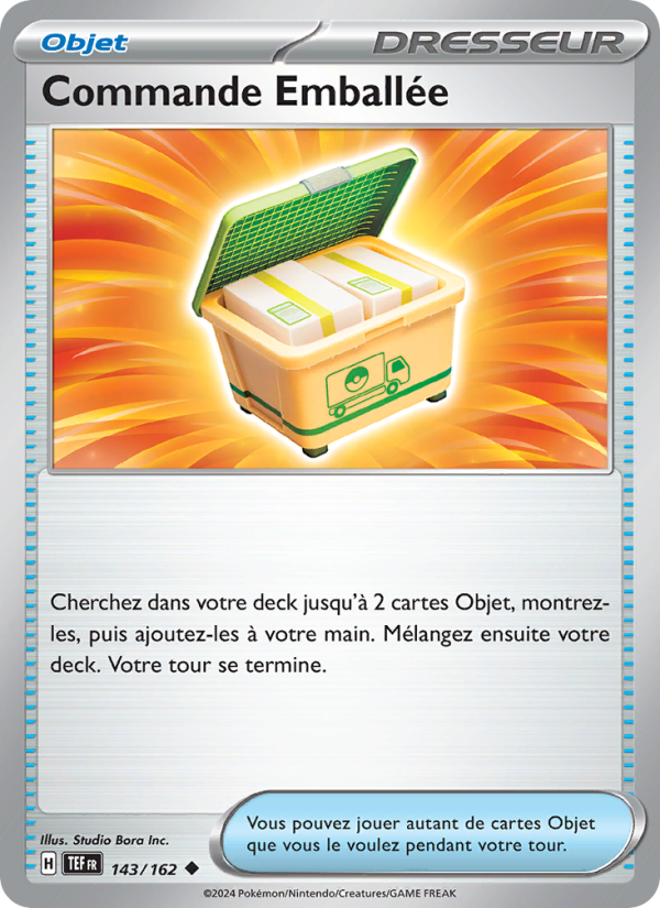 Commande Emballée 143 — Forces Temporelles (French Pokémon TCG card)