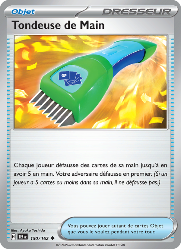 Tondeuse de Main 150 — Forces Temporelles (French Pokémon TCG card)