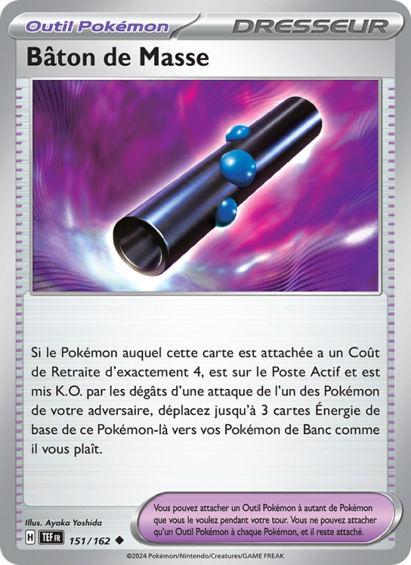 Bâton de Masse 151 — Forces Temporelles (French Pokémon TCG card)