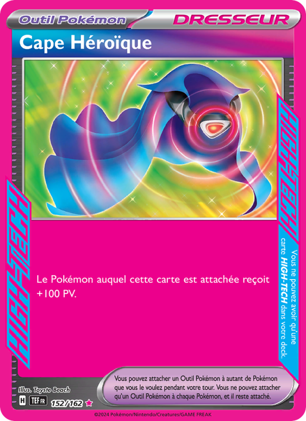 Cape Héroïque 152 — Forces Temporelles (French Pokémon TCG card)