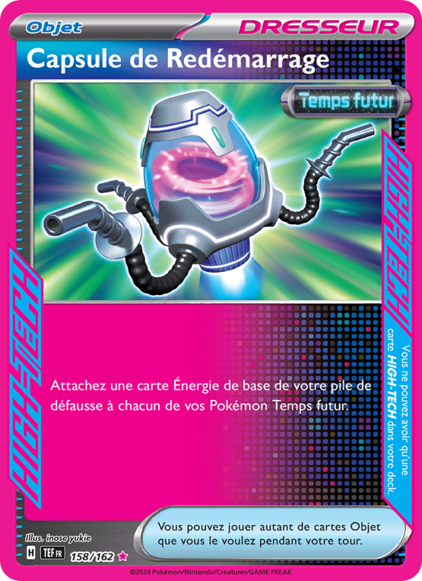 Capsule de Redémarrage 158 — Forces Temporelles (French Pokémon TCG card)