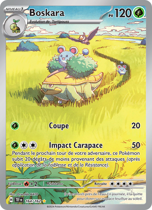 Boskara 164 — Forces Temporelles (French Pokémon TCG card)