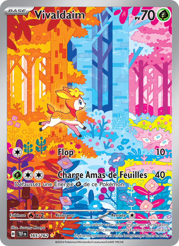 Vivaldaim 165 — Forces Temporelles (French Pokémon TCG card)
