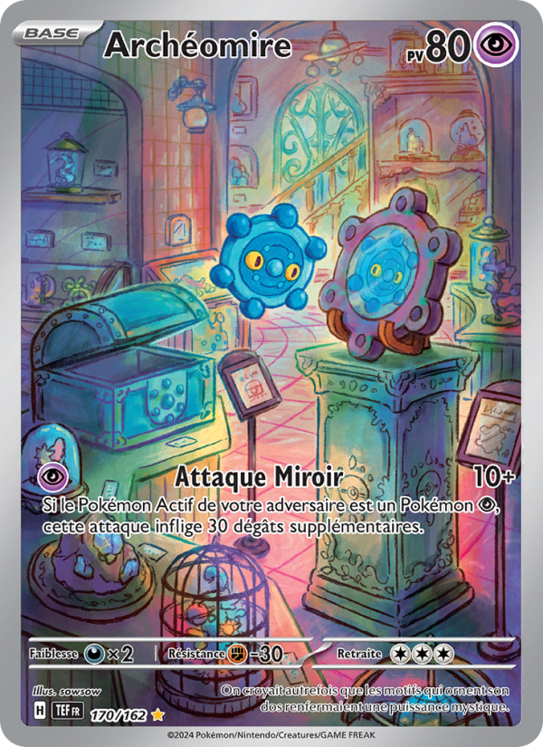 Archéomire 170 — Forces Temporelles (French Pokémon TCG card)