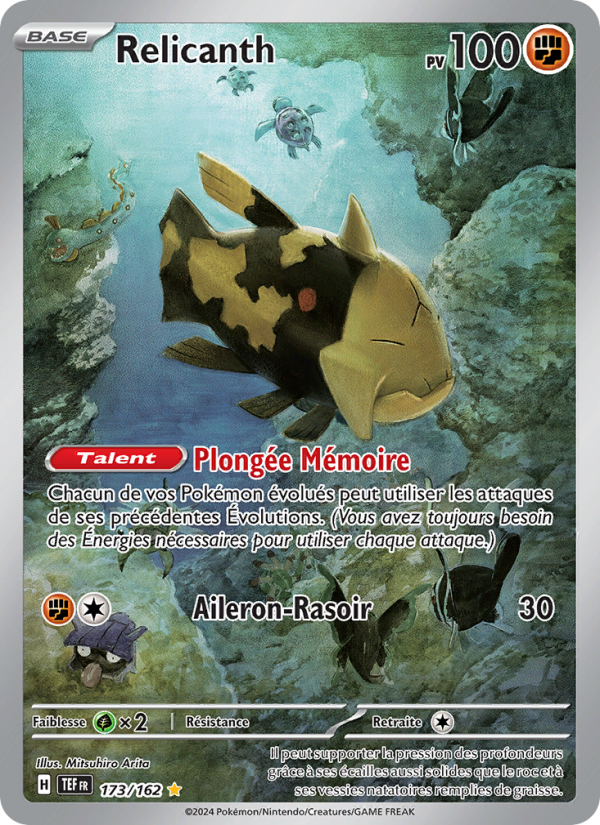 Relicanth 173 — Forces Temporelles (French Pokémon TCG card)