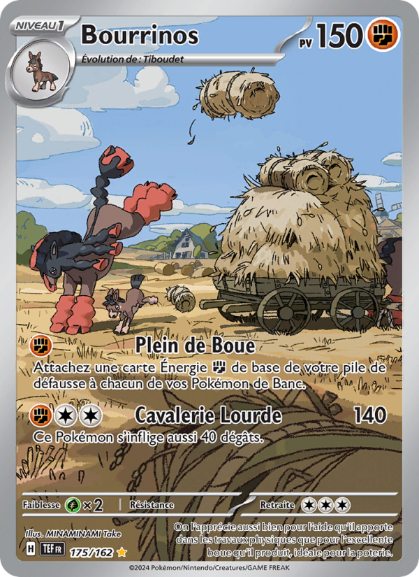 Bourrinos 175 — Forces Temporelles (French Pokémon TCG card)