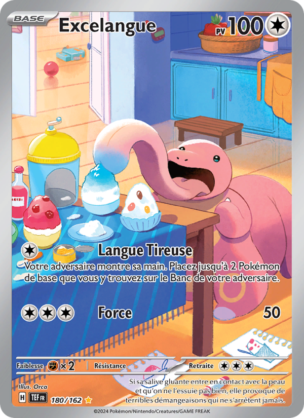 Excelangue 180 — Forces Temporelles (French Pokémon TCG card)