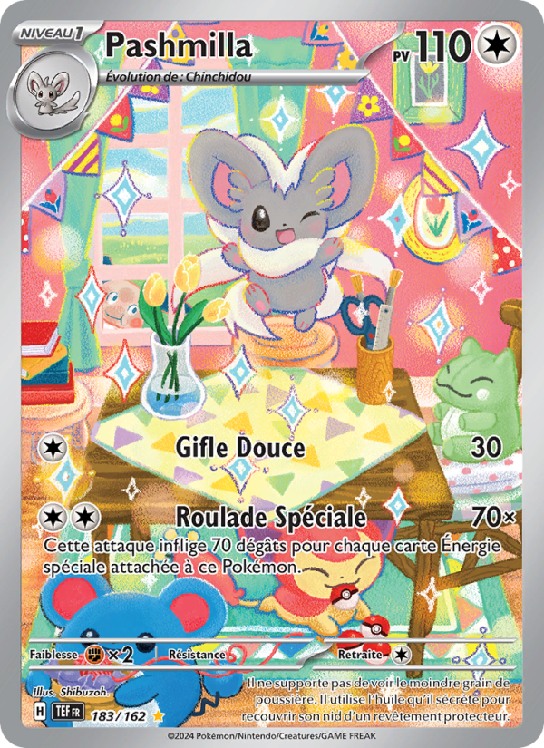 Pashmilla 183 — Forces Temporelles (French Pokémon TCG card)