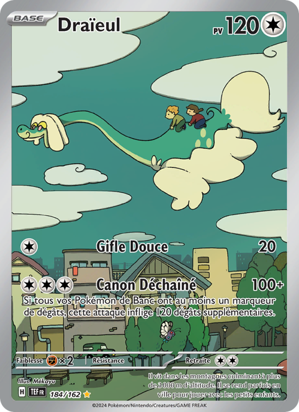 Draïeul 184 — Forces Temporelles (French Pokémon TCG card)