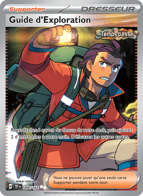 Guide d'Exploration 200 — Forces Temporelles (French Pokémon TCG card)
