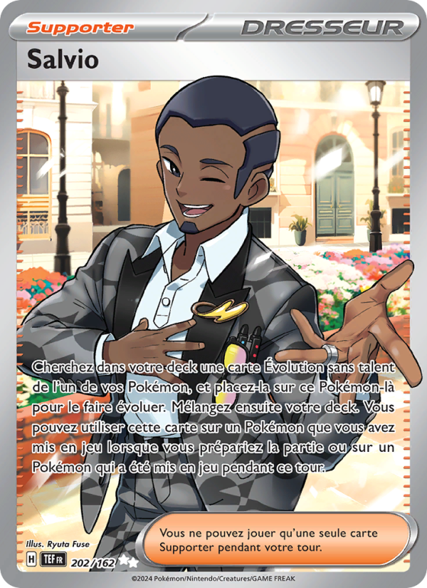 Salvio 202 — Forces Temporelles (French Pokémon TCG card)
