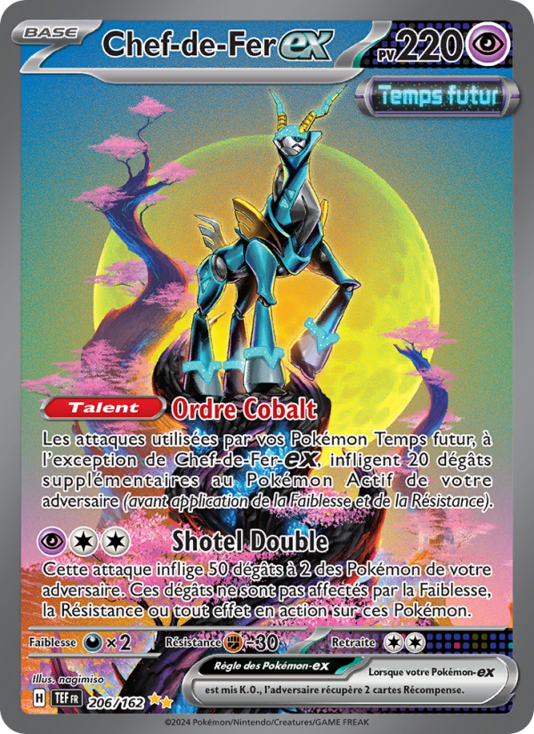 Chef-de-Fer-ex 206 — Forces Temporelles (French Pokémon TCG card)