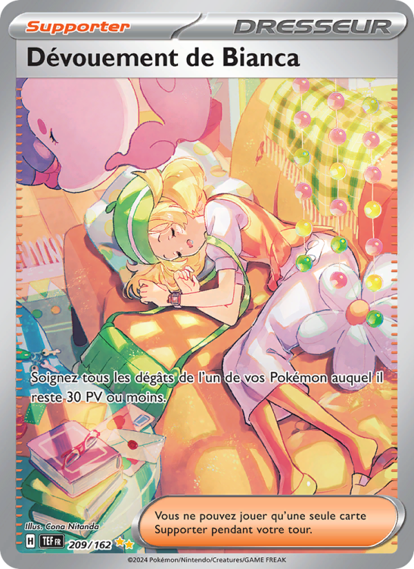 Dévouement de Bianca 209 — Forces Temporelles (French Pokémon TCG card)