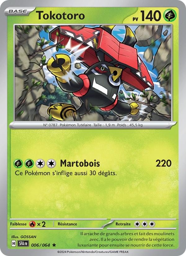 Tokotoro 006 — Fable Nébuleuse (French Pokémon TCG card)