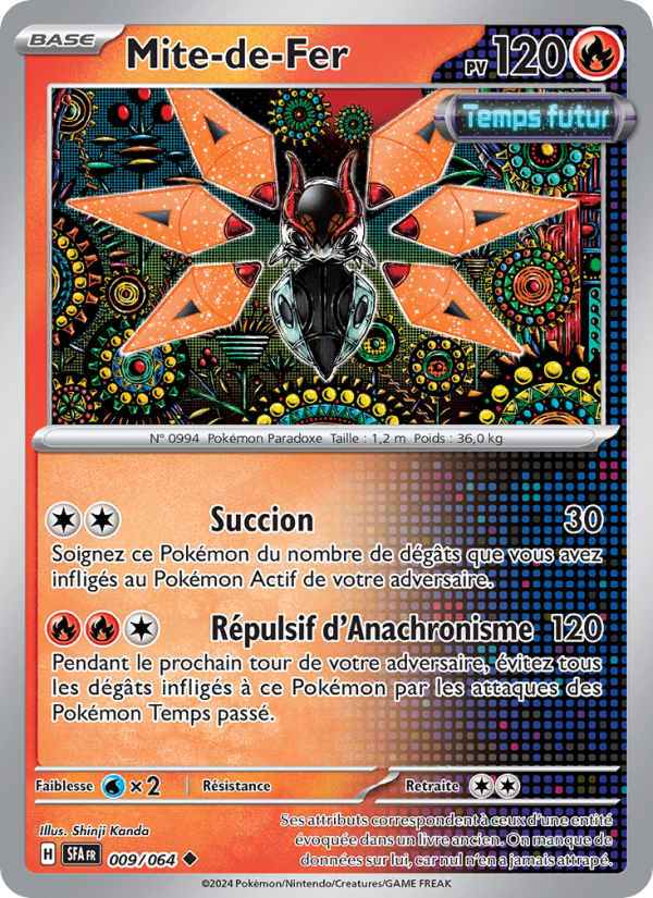 Mite-de-Fer 009 — Fable Nébuleuse (French Pokémon TCG card)