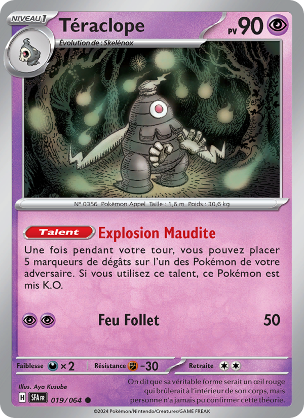 Téraclope 019 — Fable Nébuleuse (French Pokémon TCG card)