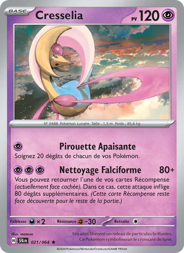 Cresselia 021 — Fable Nébuleuse (French Pokémon TCG card)
