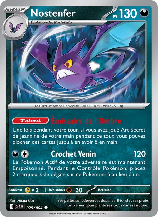 Nostenfer 029 — Fable Nébuleuse (French Pokémon TCG card)