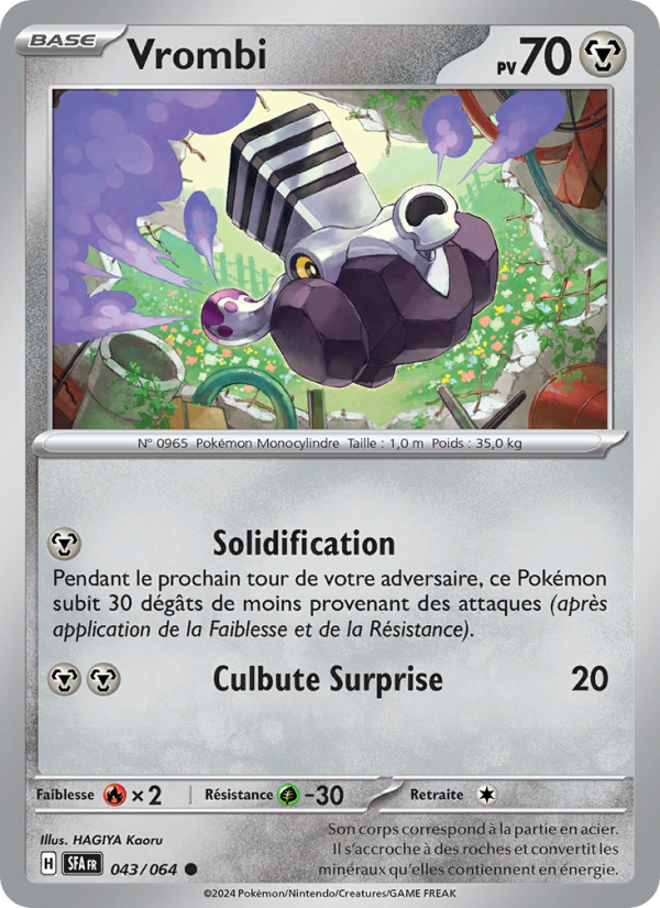 Vrombi 043 — Fable Nébuleuse (French Pokémon TCG card)