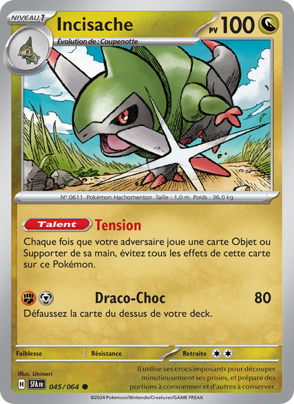 Incisache 045 — Fable Nébuleuse (French Pokémon TCG card)