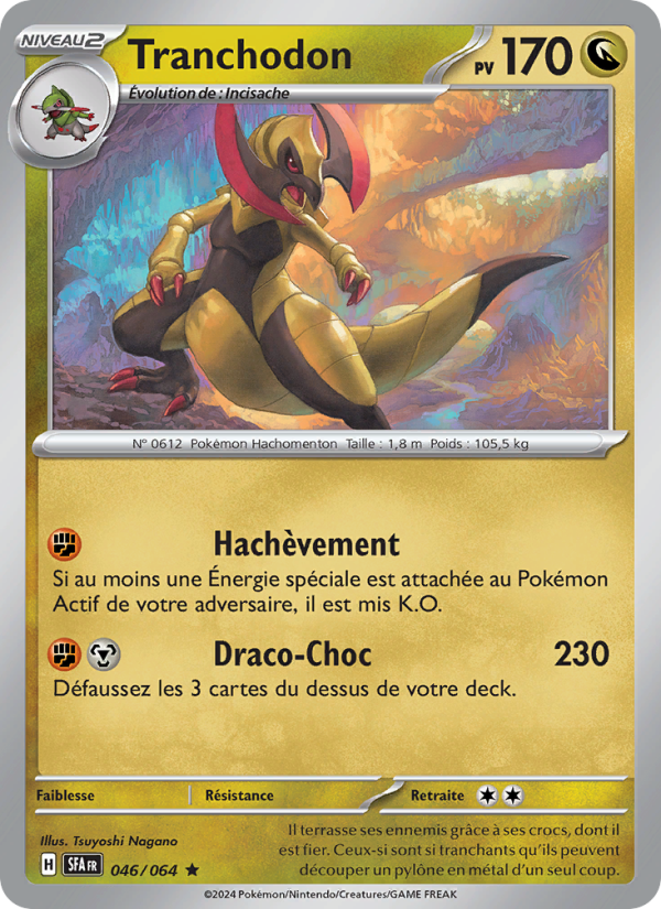 Tranchodon 046 — Fable Nébuleuse (French Pokémon TCG card)