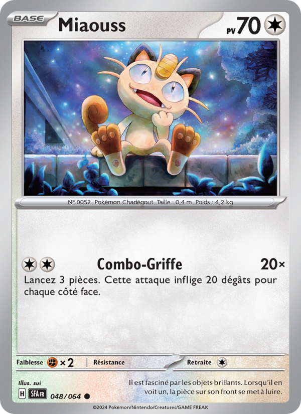 Miaouss 048 — Fable Nébuleuse (French Pokémon TCG card)