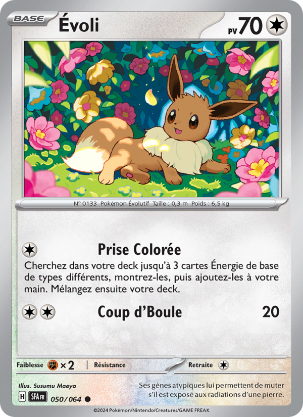 Évoli 050 — Fable Nébuleuse (French Pokémon TCG card)