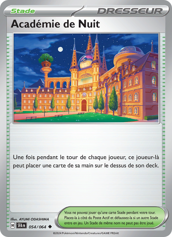 Académie de Nuit 054 — Fable Nébuleuse (French Pokémon TCG card)