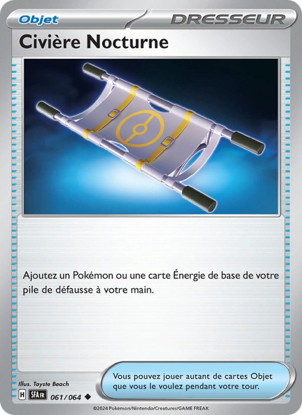 Civière Nocturne 061 — Fable Nébuleuse (French Pokémon TCG card)