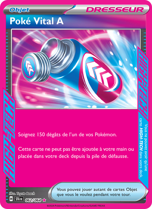 Poké Vital A 062 — Fable Nébuleuse (French Pokémon TCG card)