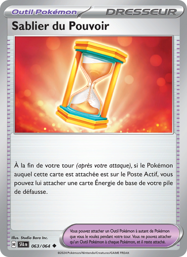 Sablier du Pouvoir 063 — Fable Nébuleuse (French Pokémon TCG card)
