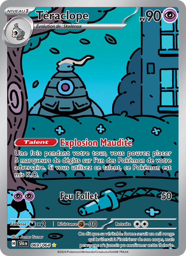 Téraclope 069 — Fable Nébuleuse (French Pokémon TCG card)