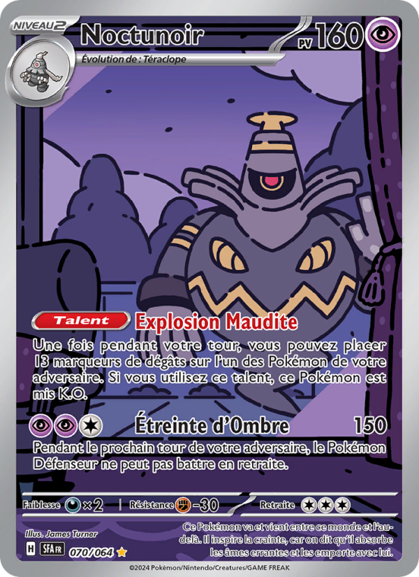 Noctunoir 070 — Fable Nébuleuse (French Pokémon TCG card)