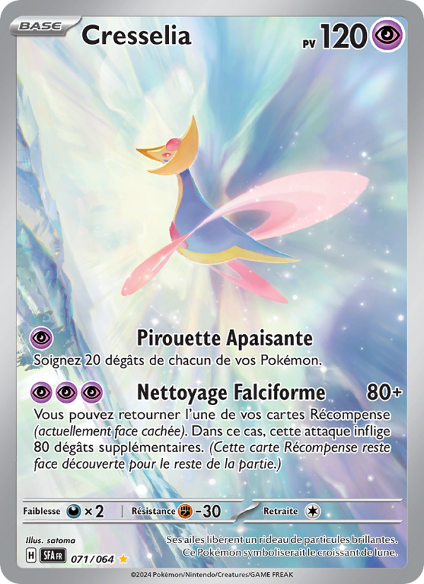 Cresselia 071 — Fable Nébuleuse (French Pokémon TCG card)