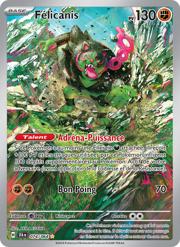 Félicanis 074 — Fable Nébuleuse (French Pokémon TCG card)