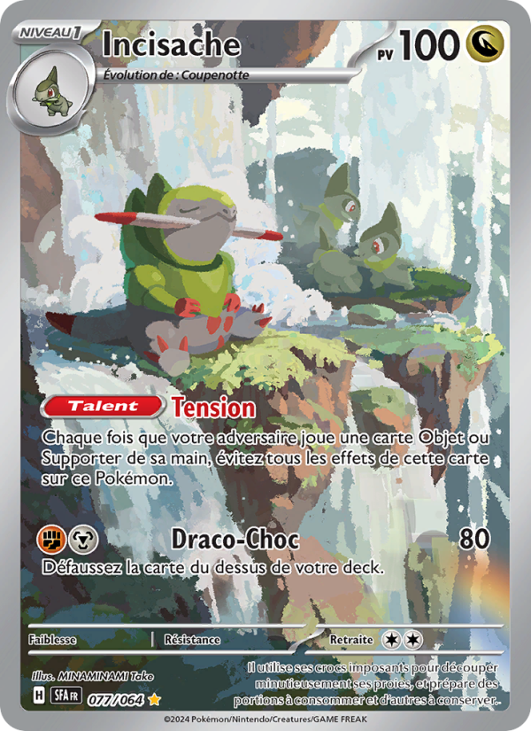 Incisache 077 — Fable Nébuleuse (French Pokémon TCG card)