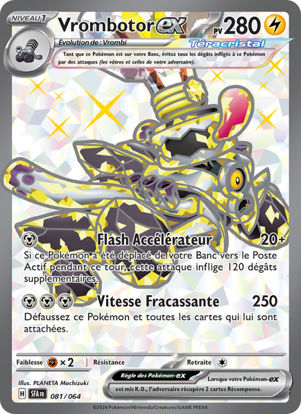 Vrombotor-ex 081 — Fable Nébuleuse (French Pokémon TCG card)