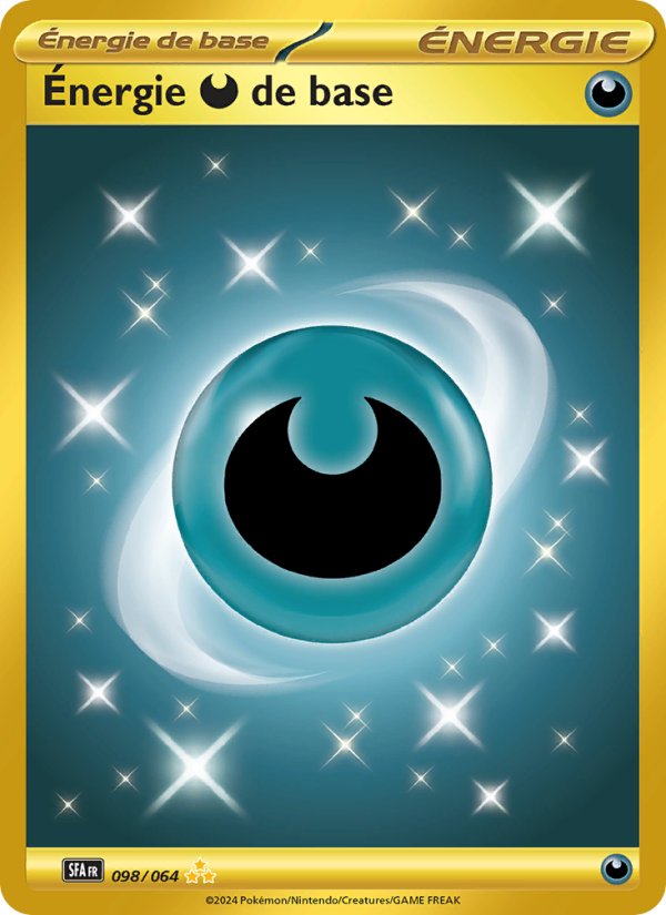 Énergie Darkness de base 098 — Fable Nébuleuse (French Pokémon TCG card)
