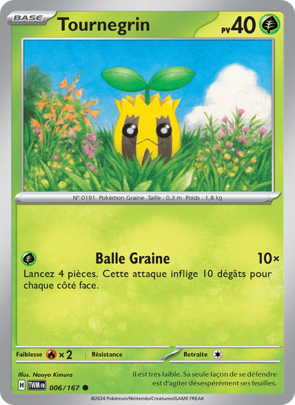 Tournegrin 006 — Mascarade Crépusculaire (French Pokémon TCG card)