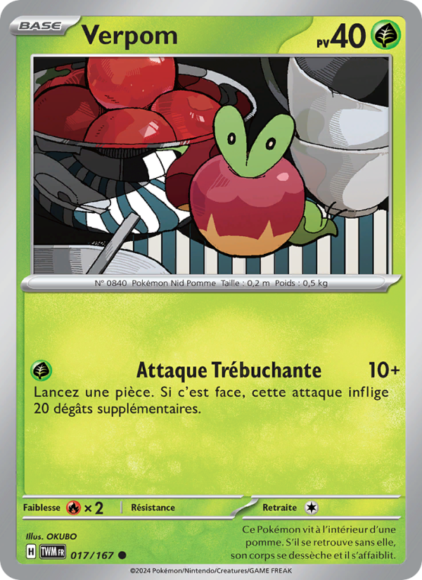 Verpom 017 — Mascarade Crépusculaire (French Pokémon TCG card)