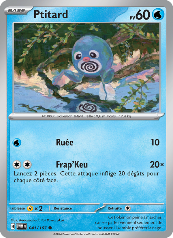 Ptitard 041 — Mascarade Crépusculaire (French Pokémon TCG card)