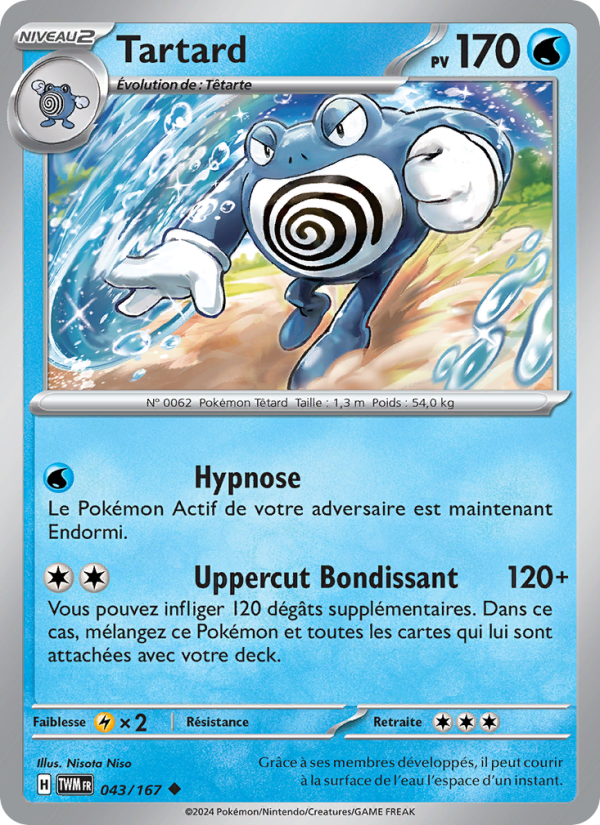 Tartard 043 — Mascarade Crépusculaire (French Pokémon TCG card)