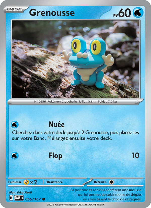 Grenousse 056 — Mascarade Crépusculaire (French Pokémon TCG card)