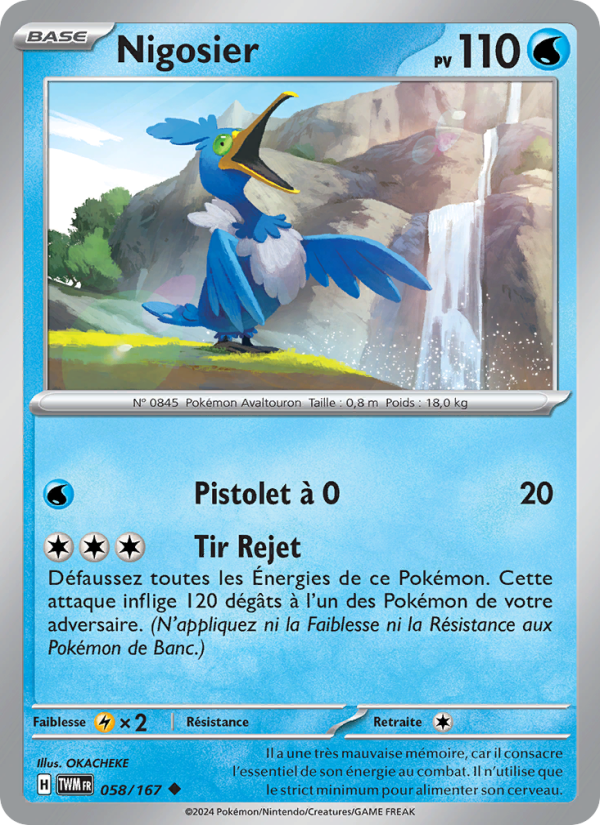 Nigosier 058 — Mascarade Crépusculaire (French Pokémon TCG card)