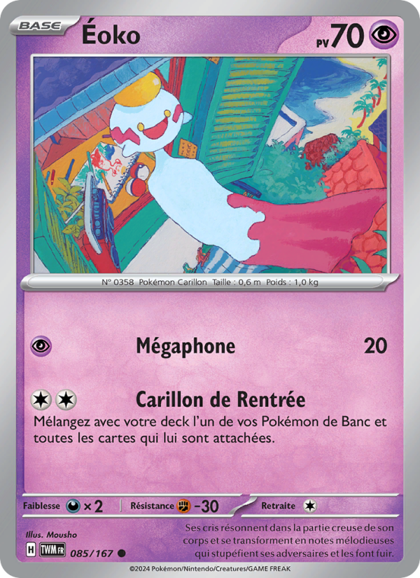 Éoko 085 — Mascarade Crépusculaire (French Pokémon TCG card)