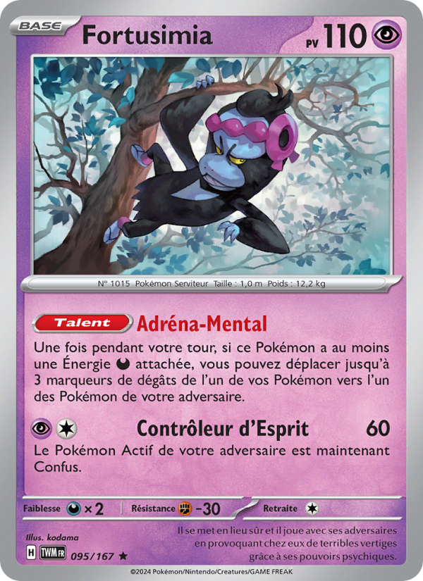 Fortusimia 095 — Mascarade Crépusculaire (French Pokémon TCG card)