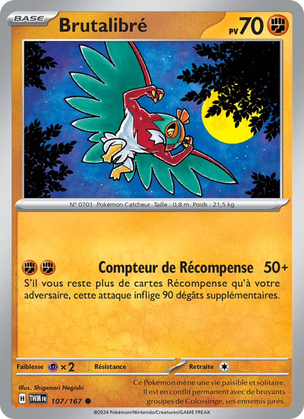 Brutalibré 107 — Mascarade Crépusculaire (French Pokémon TCG card)